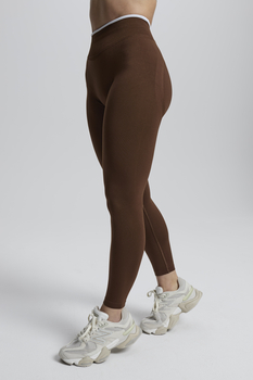 Elypse Legginsy POWER ciemny brąz