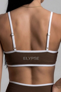 Elypse Top sportowy Power ciemny brąz