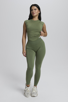 Elypse Legginsy POWER oliwkowe